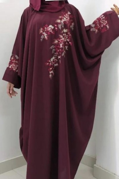 (MOQ 6 PCS) Baiza Emb Abaya