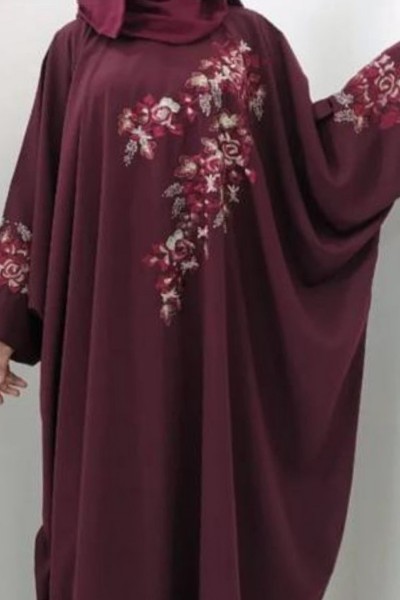 (MOQ 6 PCS) Baiza Emb Abaya