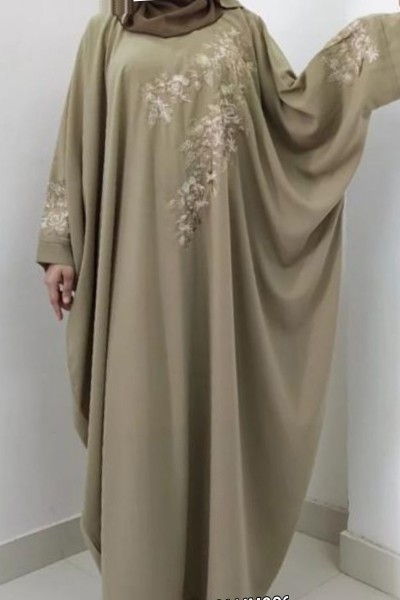 (MOQ 6 PCS) Baria Emb Abaya