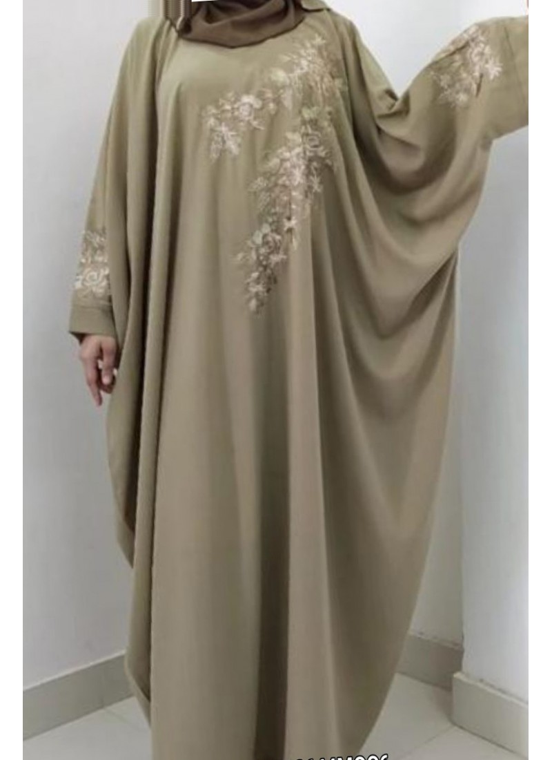 (MOQ 6 PCS) Baria Emb Abaya