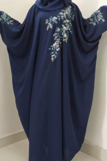 (MOQ 6 PCS) Basafa Emb Abaya