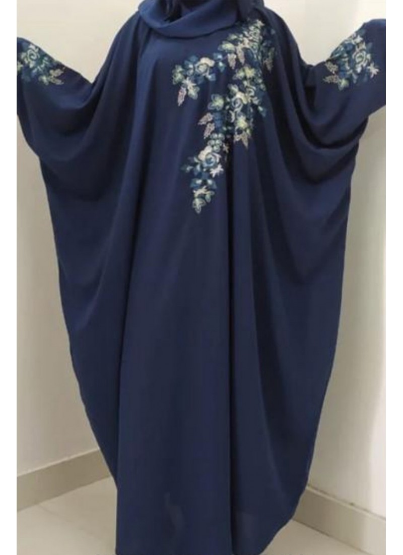 (MOQ 6 PCS) Basafa Emb Abaya