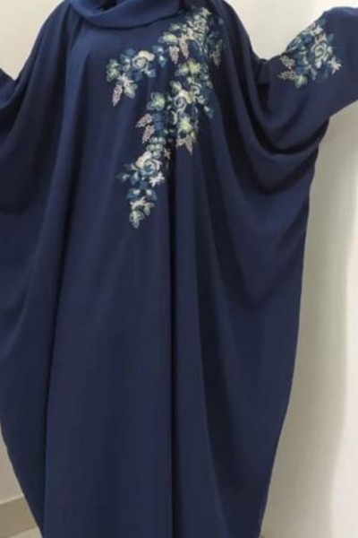 (MOQ 6 PCS) Basafa Emb Abaya