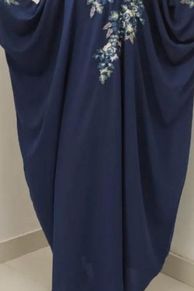 (MOQ 6 PCS) Basafa Emb Abaya