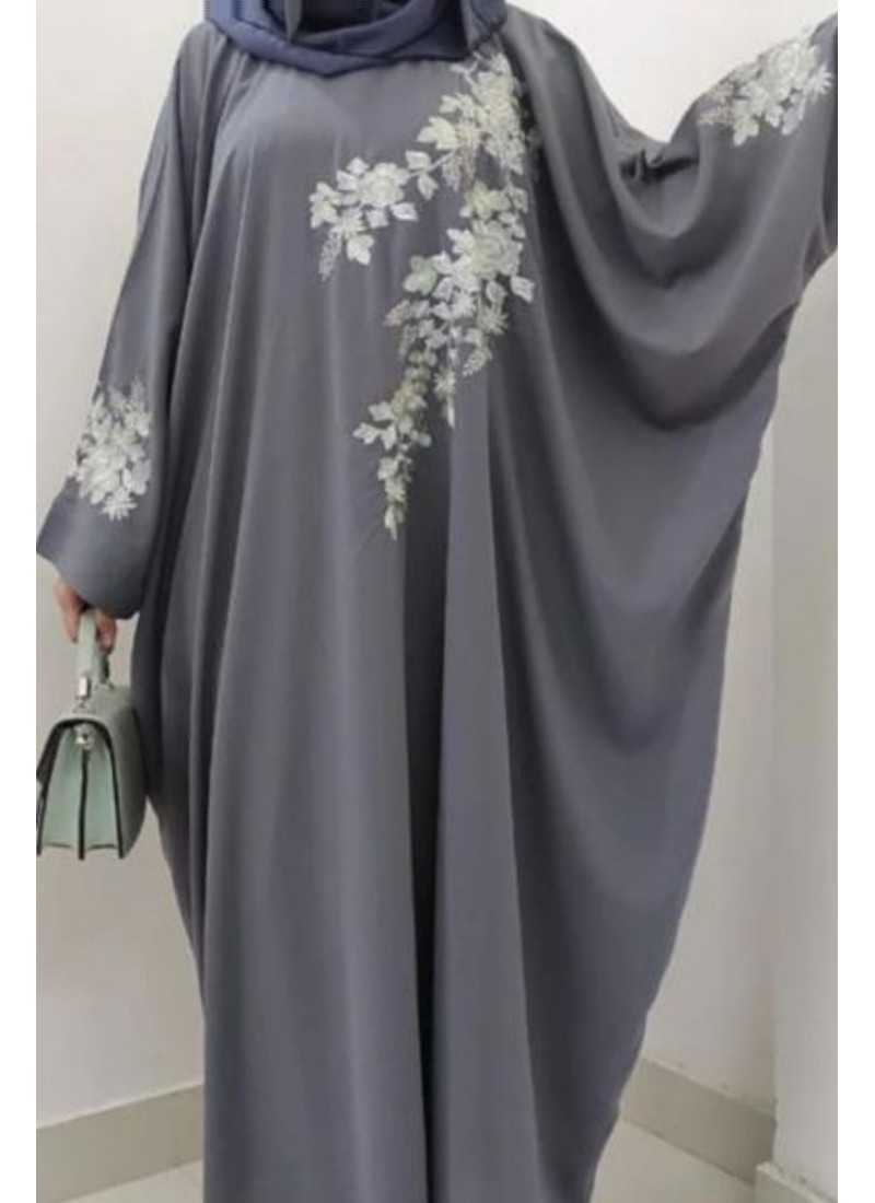 (MOQ 6 PCS) Basan Emb Abaya