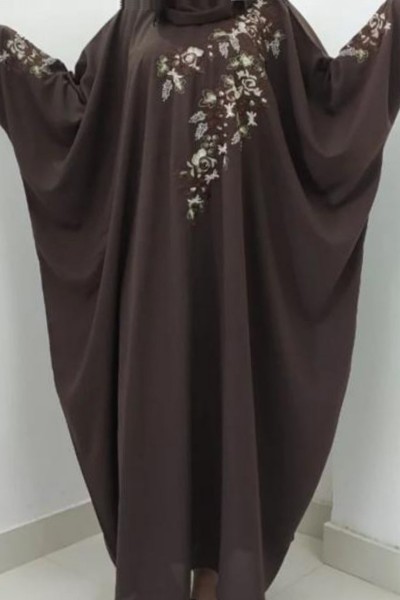 (MOQ 6 PCS) Bashnin Emb Abaya