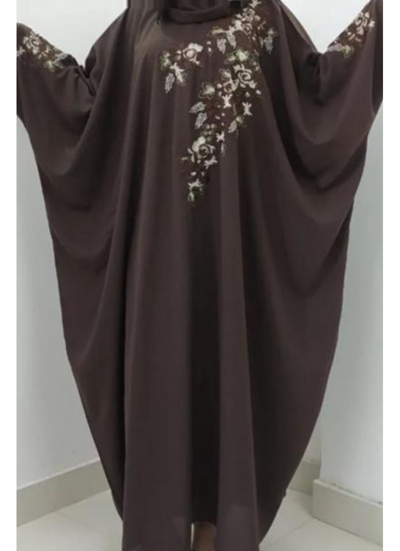 (MOQ 6 PCS) Bashnin Emb Abaya