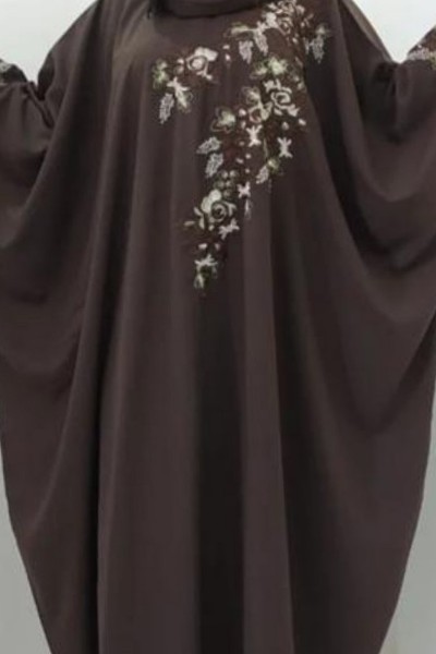 (MOQ 6 PCS) Bashnin Emb Abaya