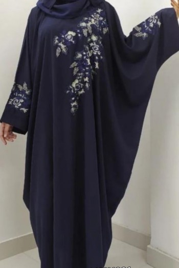 (MOQ 6 PCS) Batina Emb Abaya