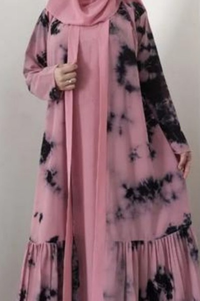 (MOQ 3 PCS) Batina Emb Abaya