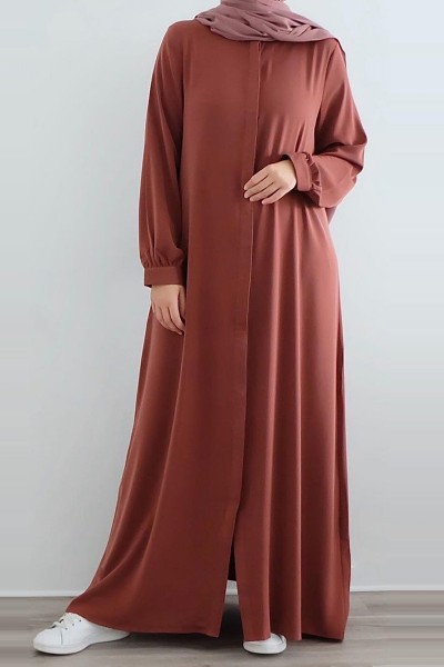 Open Plain Abaya (MOQ 6 PCS)