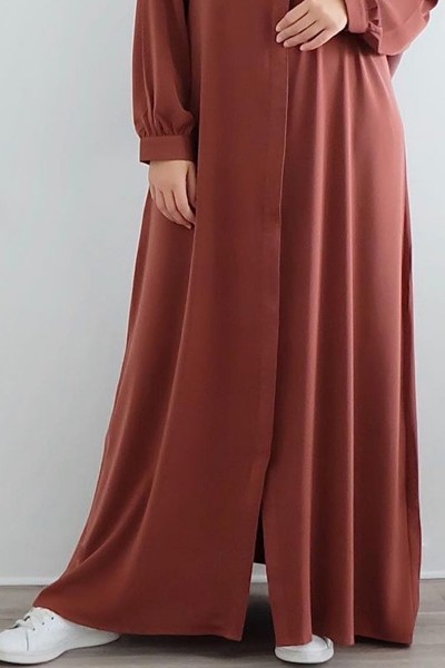 Open Plain Abaya (MOQ 6 PCS)