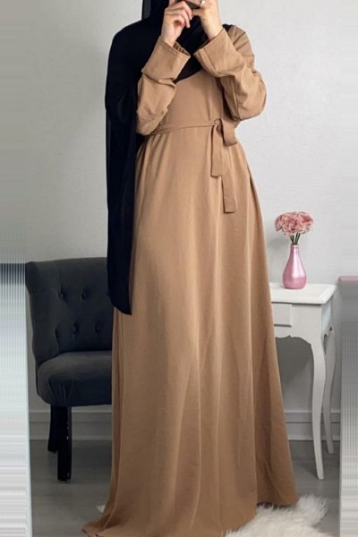 Plain Pocket Abaya (MOQ 6 PCS)