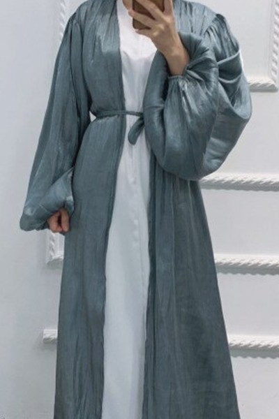 (MOQ 6 PCS) Gulf Shimmer Abaya 