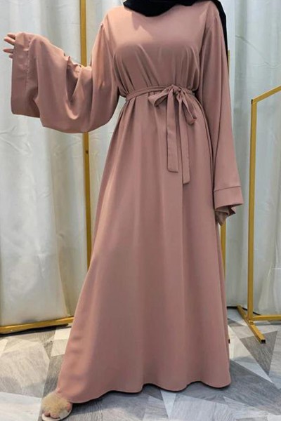 (MOQ 6 PCS) Malika Plain Abaya