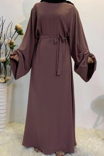 (MOQ 6 PCS) Nahla Plain Abaya