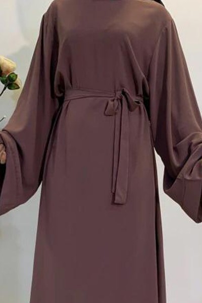 (MOQ 6 PCS) Nahla Plain Abaya