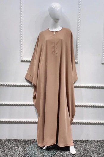 (MOQ 6 PCS) Nawra Plain Abaya