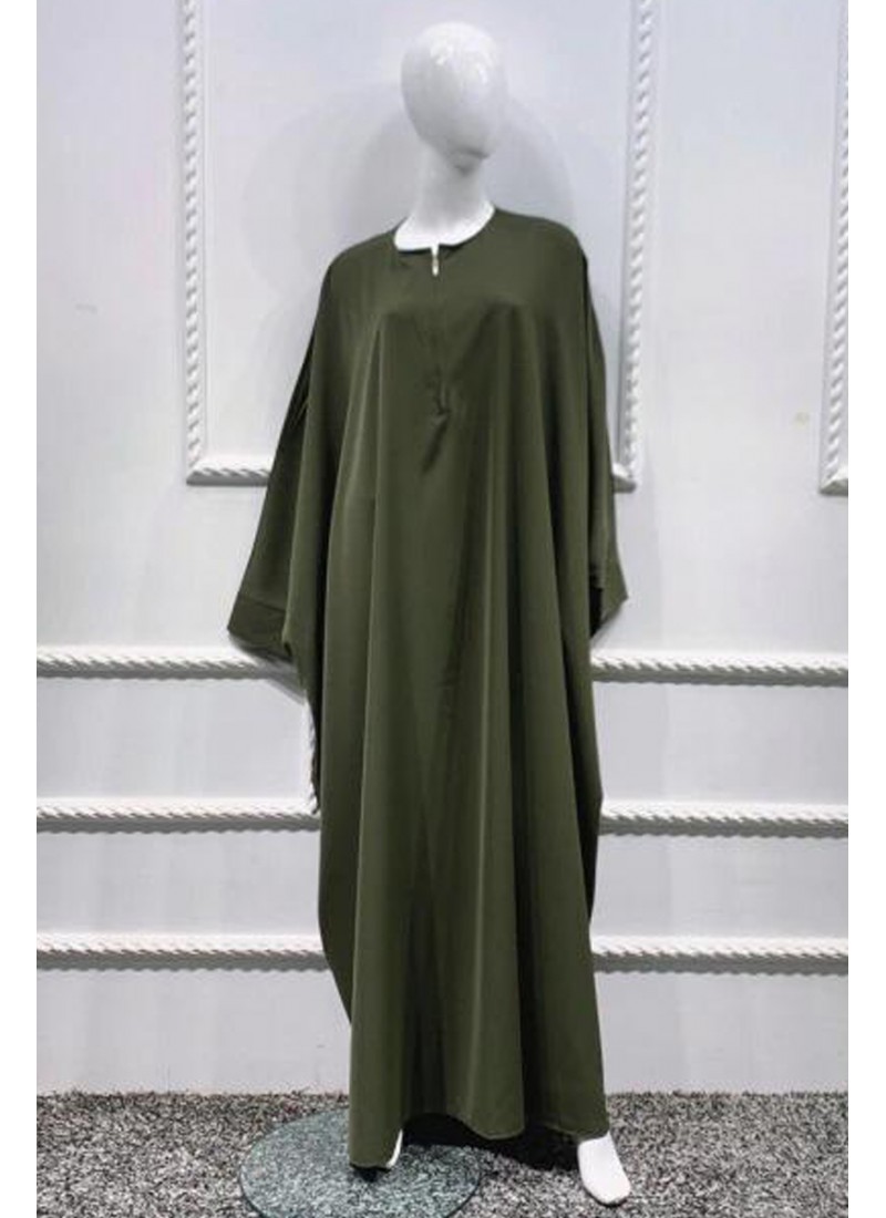 (MOQ 6 PCS) Oma Plain Abaya