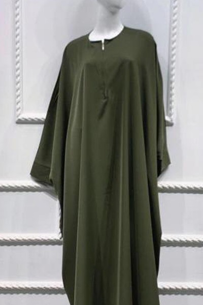 (MOQ 6 PCS) Oma Plain Abaya