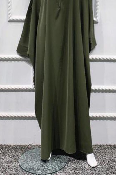 (MOQ 6 PCS) Oma Plain Abaya