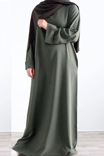 (MOQ 6 PCS) Salma Plain Abaya