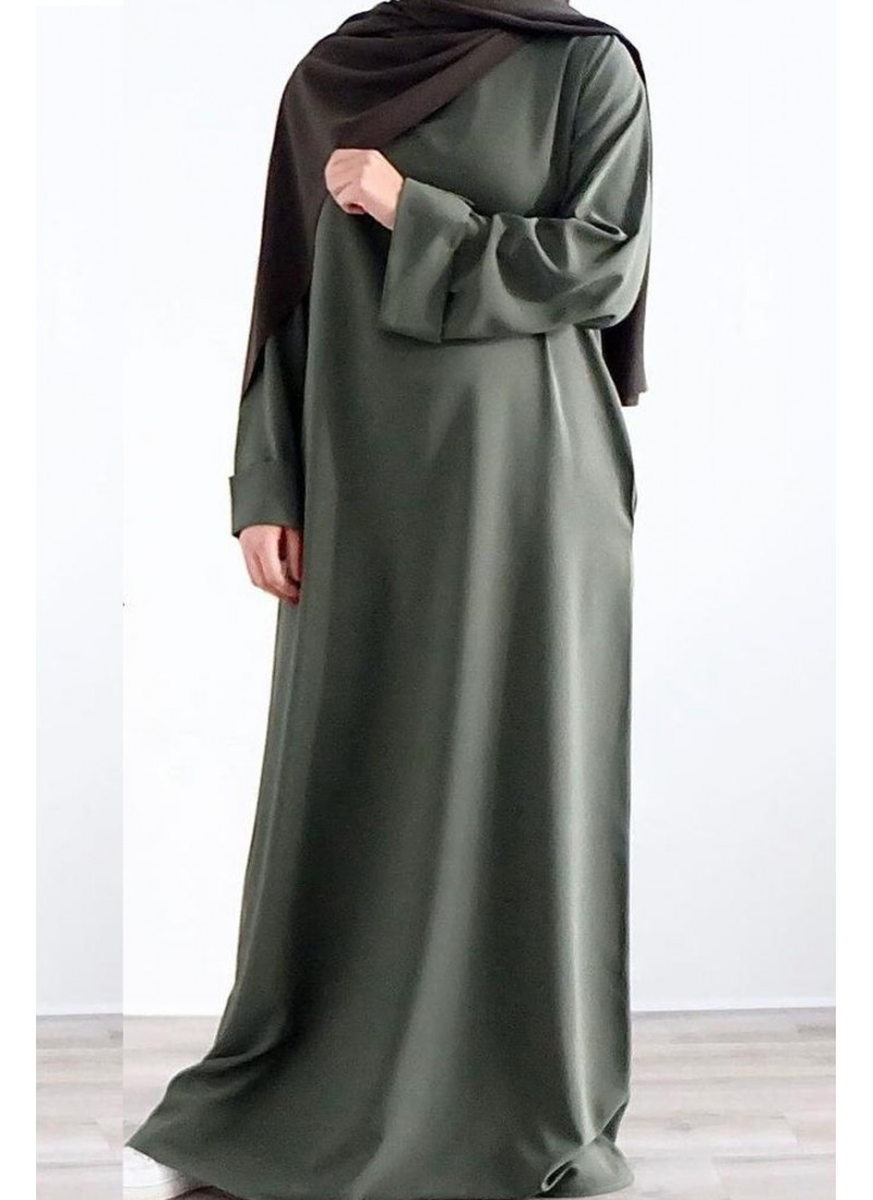 (MOQ 6 PCS) Salma Plain Abaya