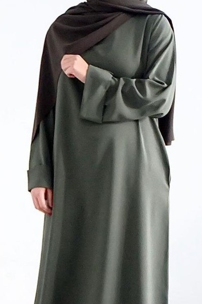 (MOQ 6 PCS) Salma Plain Abaya