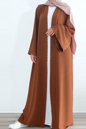 (MOQ 6 PCS) Zaina Plain Abaya