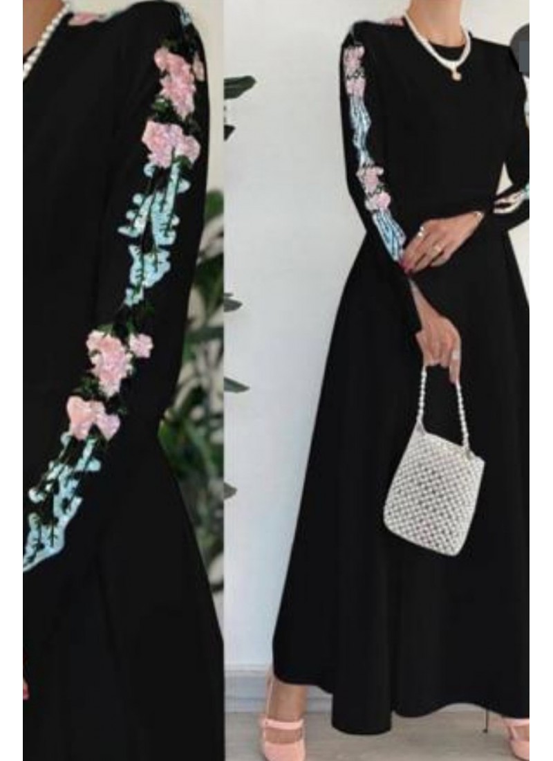 (MOQ 6 PCS) Iman Emb Abaya