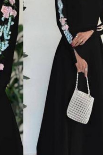 (MOQ 6 PCS) Iman Emb Abaya