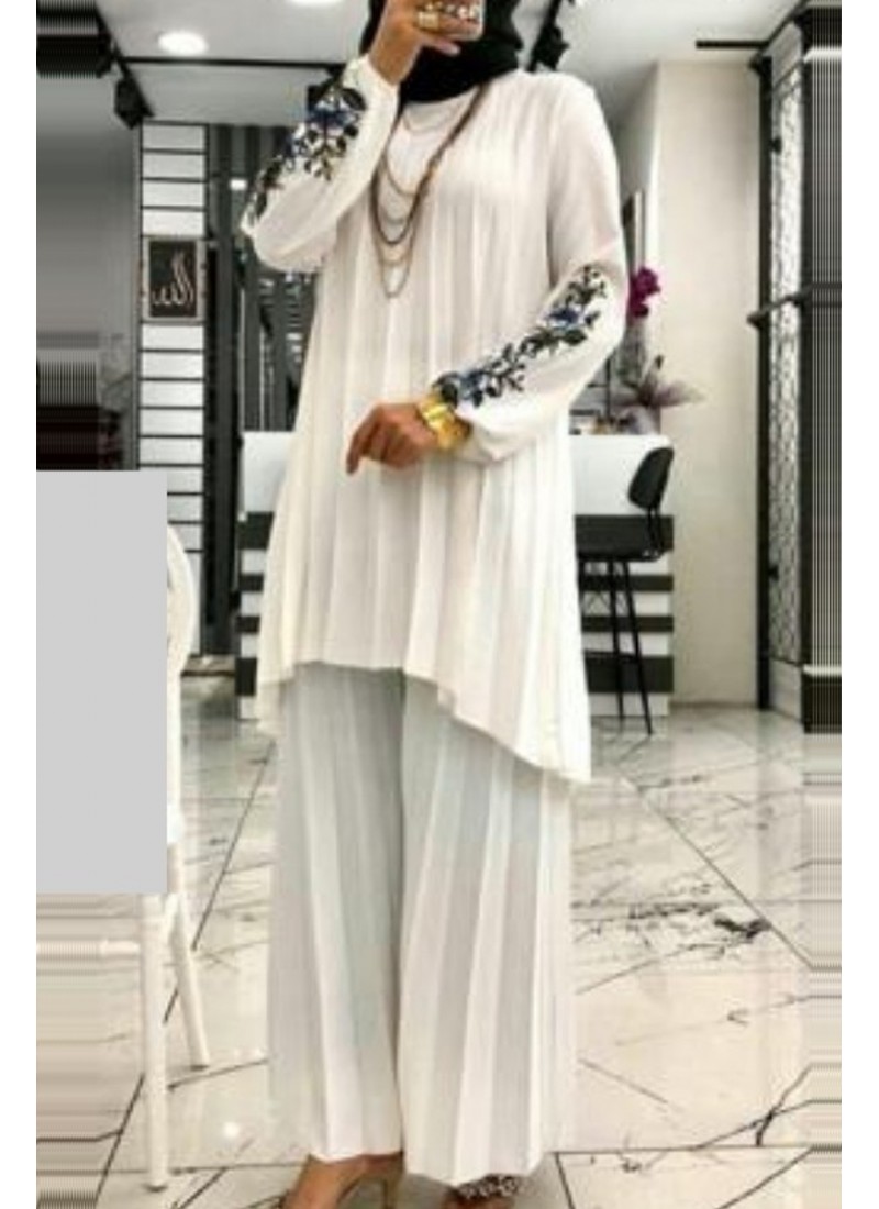 (MOQ 6 PCS) Aadab Emb Abaya