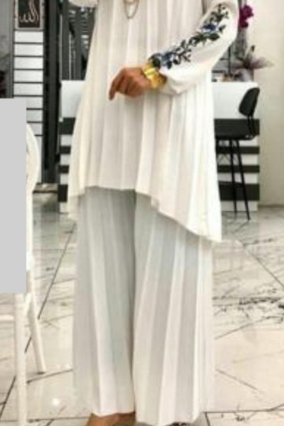 (MOQ 6 PCS) Aadab Emb Abaya