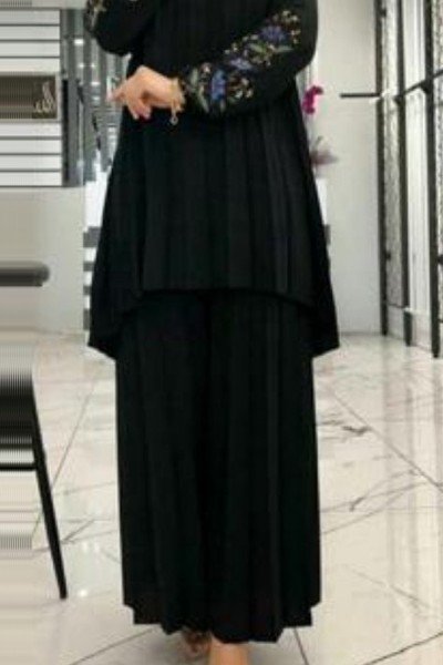 (MOQ 6 PCS) Aaira Emb Abaya