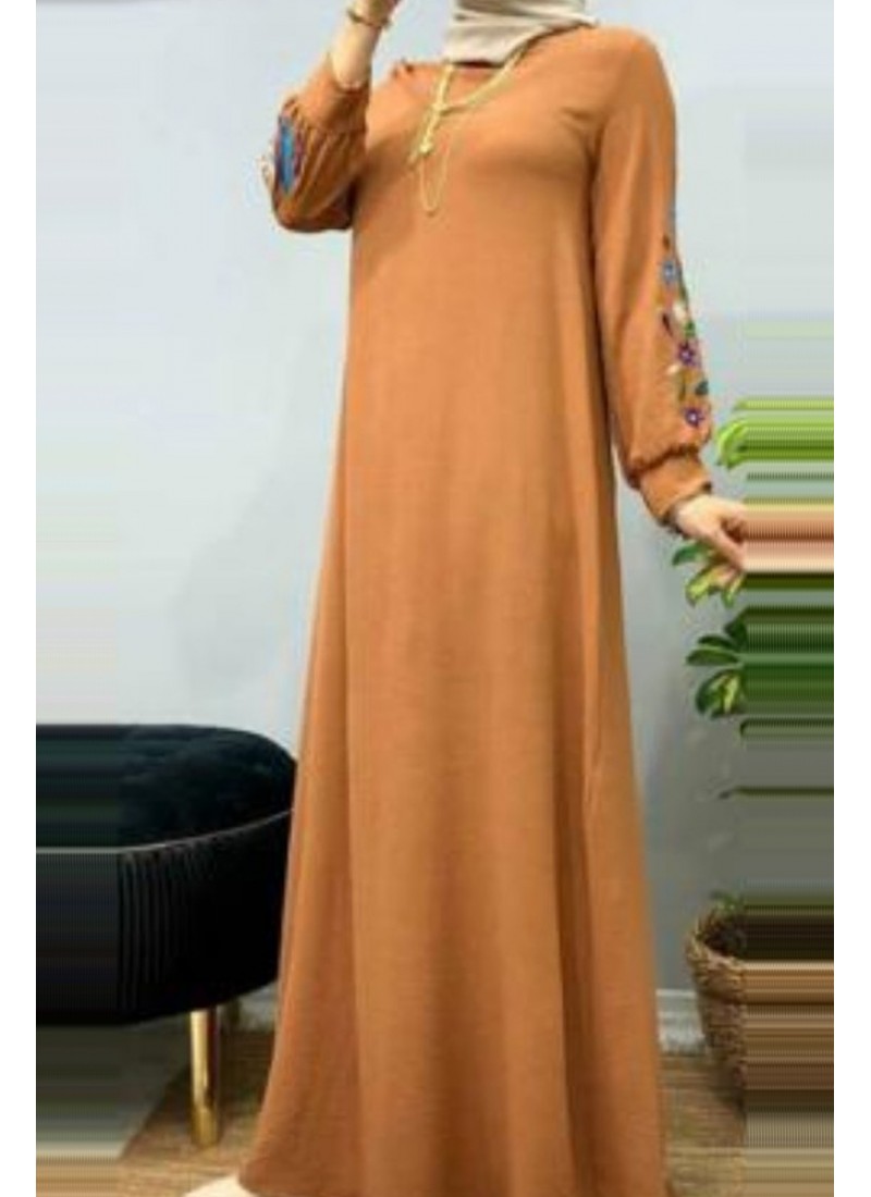 (MOQ 6 PCS) Aakifah Emb Abaya