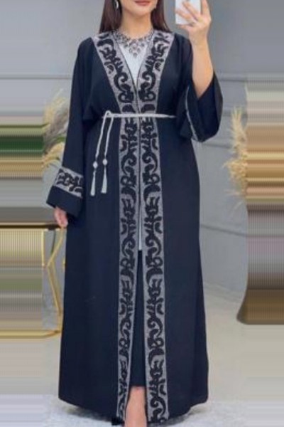 (MOQ 3 PCS) Aalya Stone Abaya