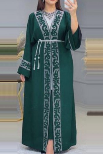 (MOQ 3 PCS) Aamaal Stone Abaya