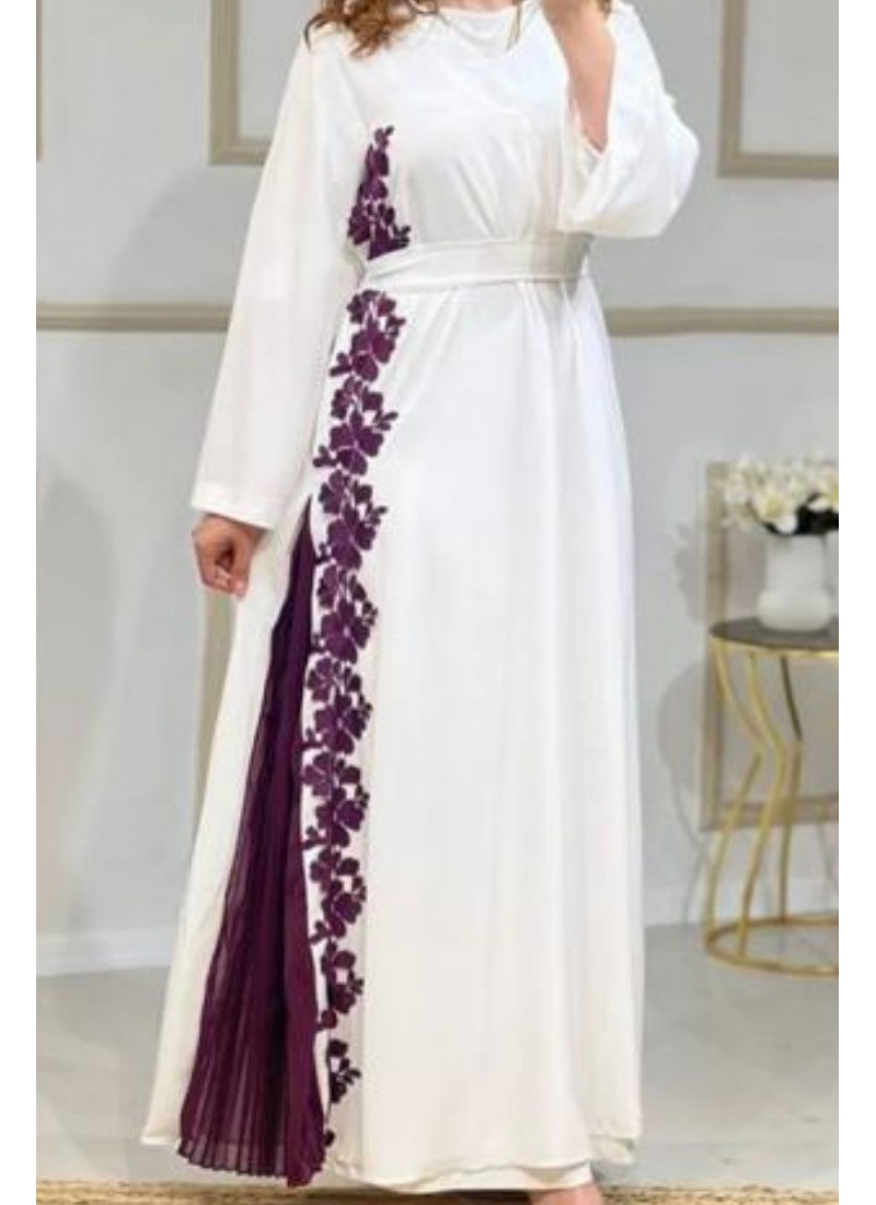 (MOQ 6 PCS) Aani Emb Abaya