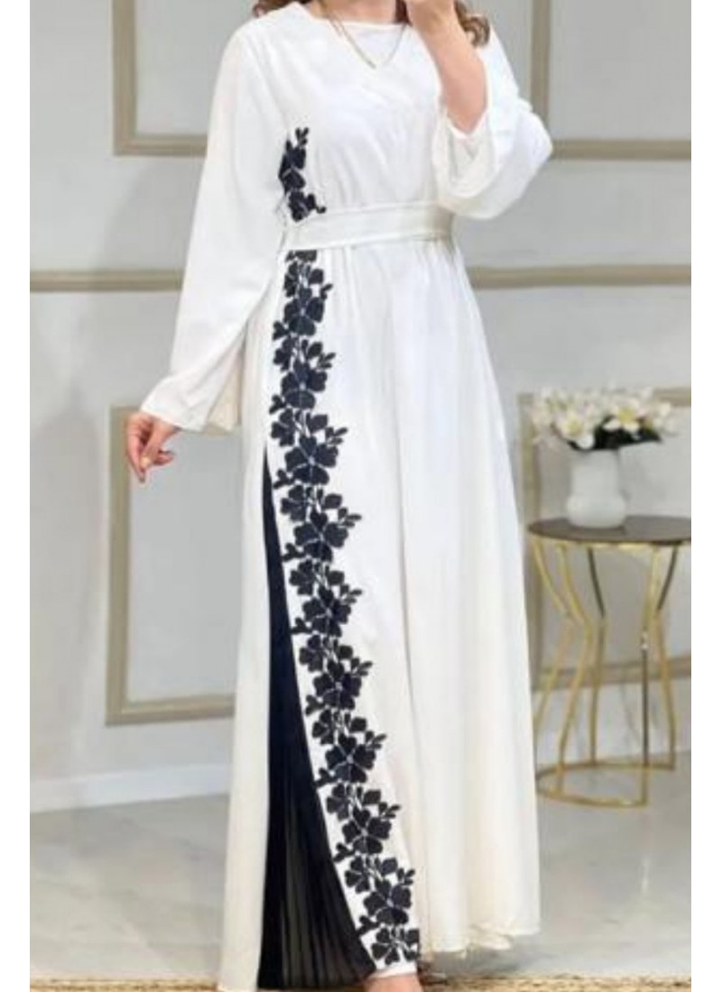 (MOQ 6 PCS) Aara Emb Abaya