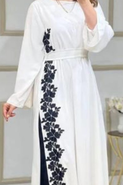 (MOQ 6 PCS) Aara Emb Abaya