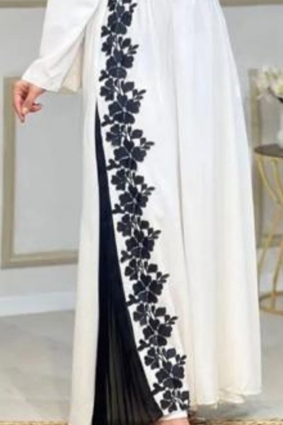 (MOQ 6 PCS) Aara Emb Abaya