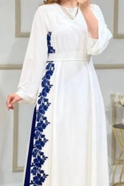 (MOQ 6 PCS) Aasfa Emb Abaya