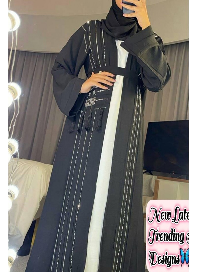 (MOQ 3 PCS) Abla Abaya