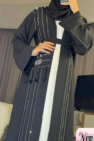 (MOQ 3 PCS) Abla Abaya