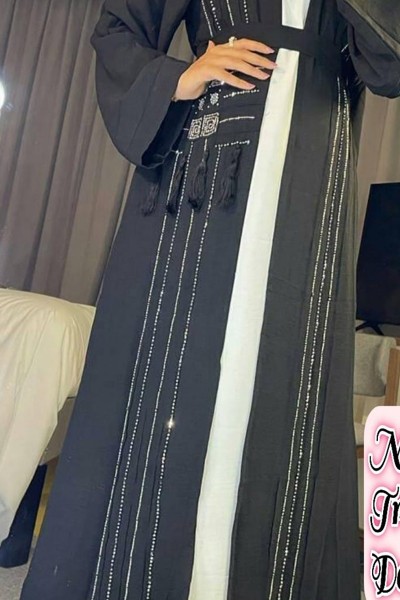 (MOQ 3 PCS) Abla Abaya