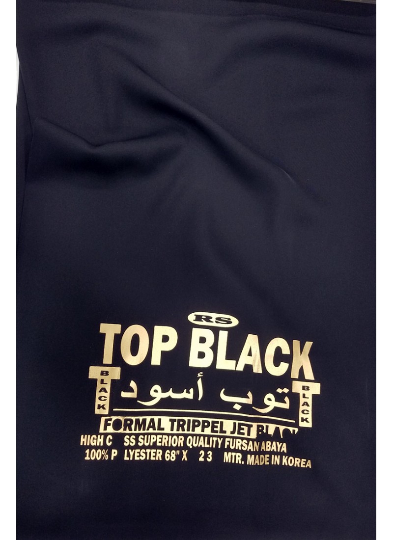Tripple Formal Black Fabric