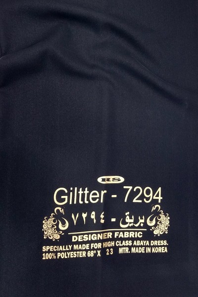 Giltter 7294 Black Fabric