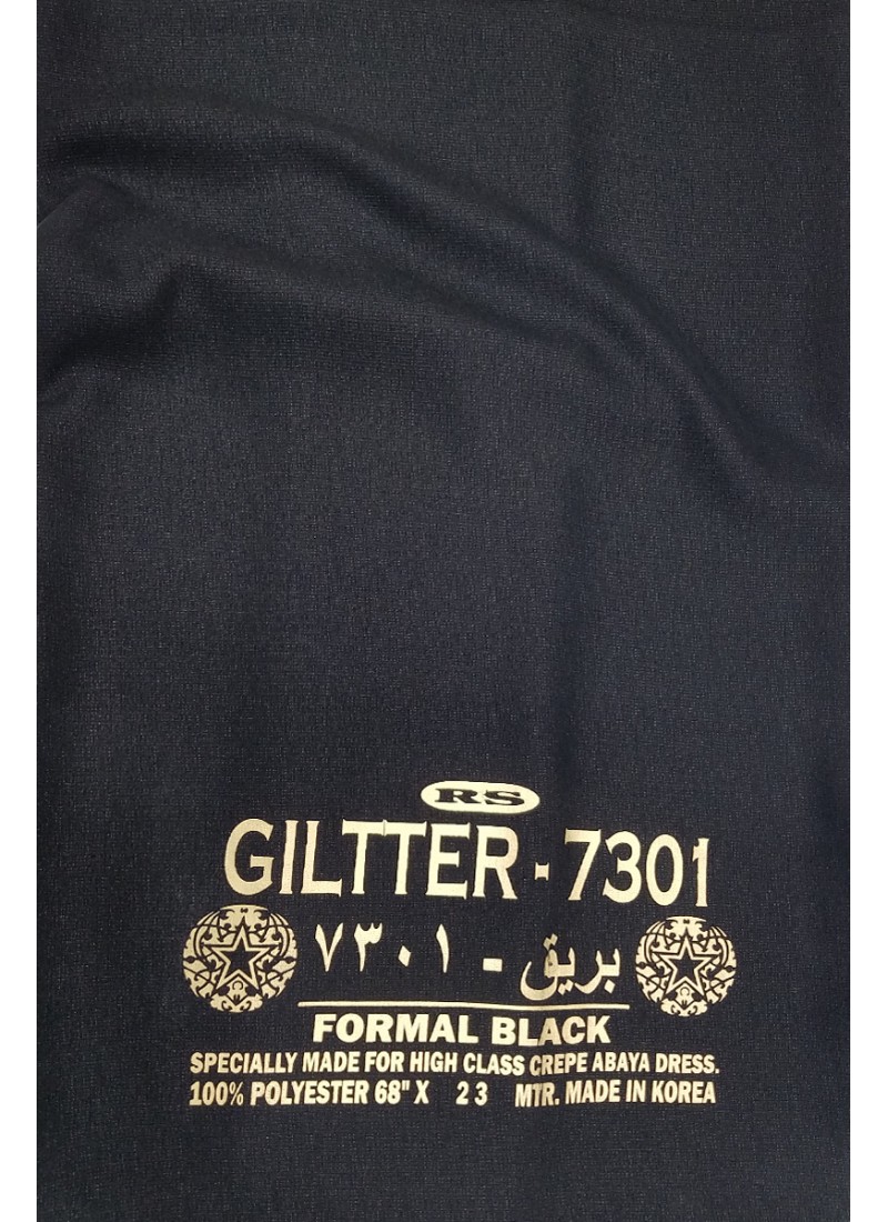 Giltter 7301 Black Fabric