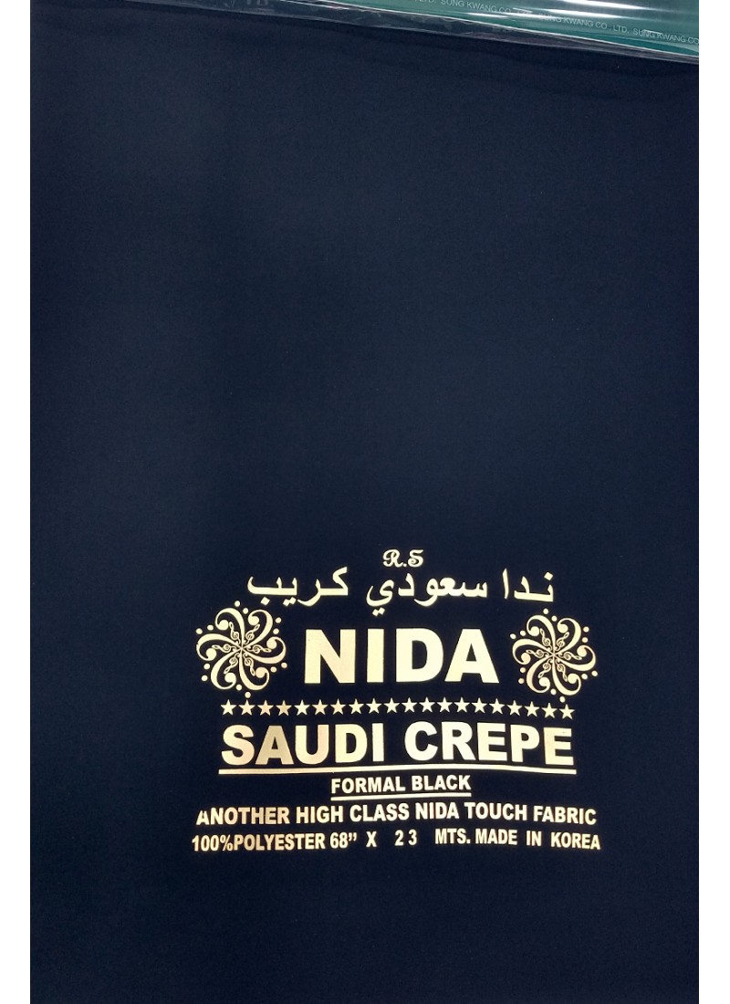 Nida Saudi Crepe Formal Fabric