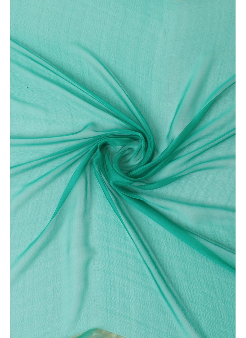 Jade Green Chiffon Fabric